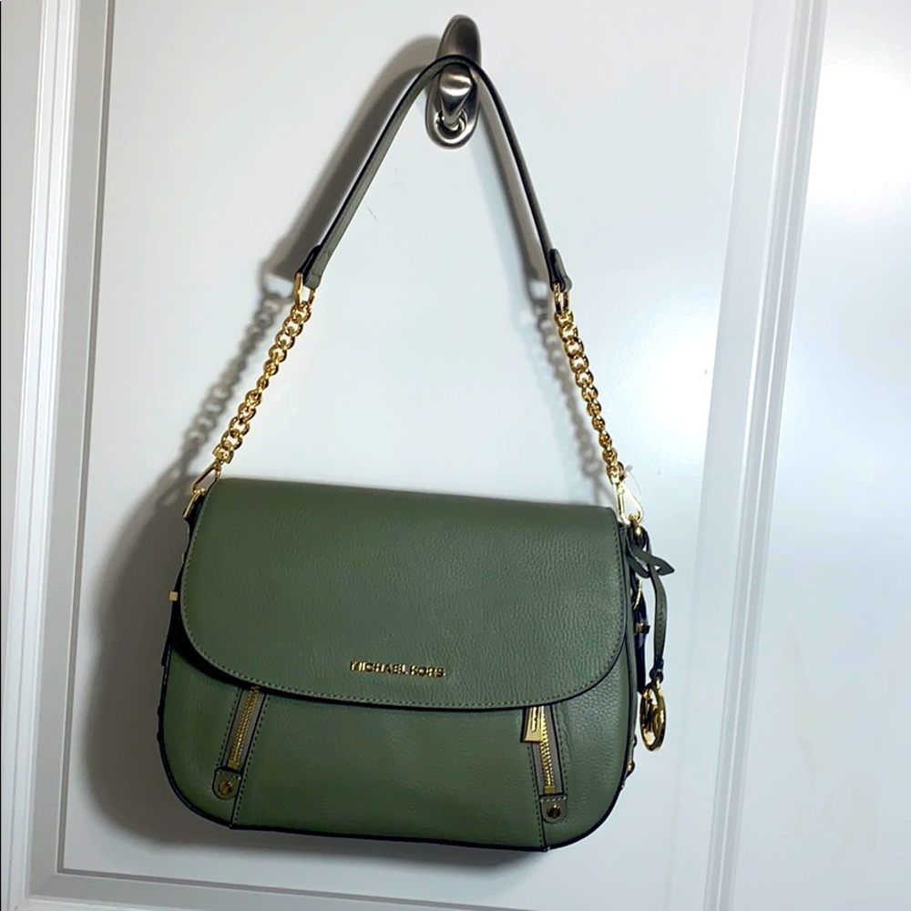 NWT Michael Kors Bedford Legacy Army Green